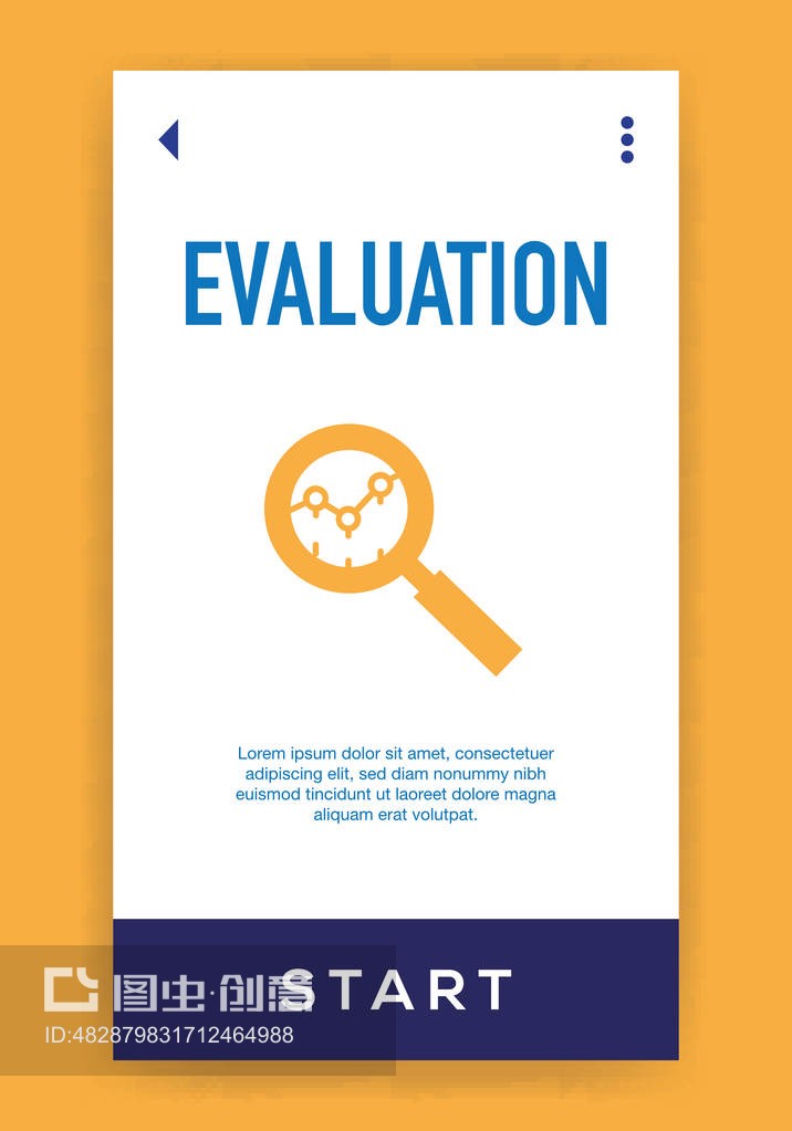 評(píng)估圖標(biāo)。矢量插圖Evaluation Icon. Vector illustration